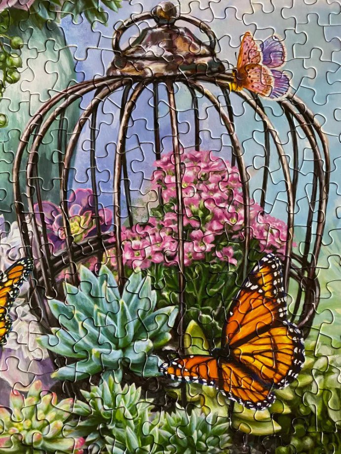 Butterfly Bliss 500 Piece Jigsaw Puzzle by Springbok Puzzles - Springbok Puzzles - Jigsaw Puzzles - The Puzzle Center