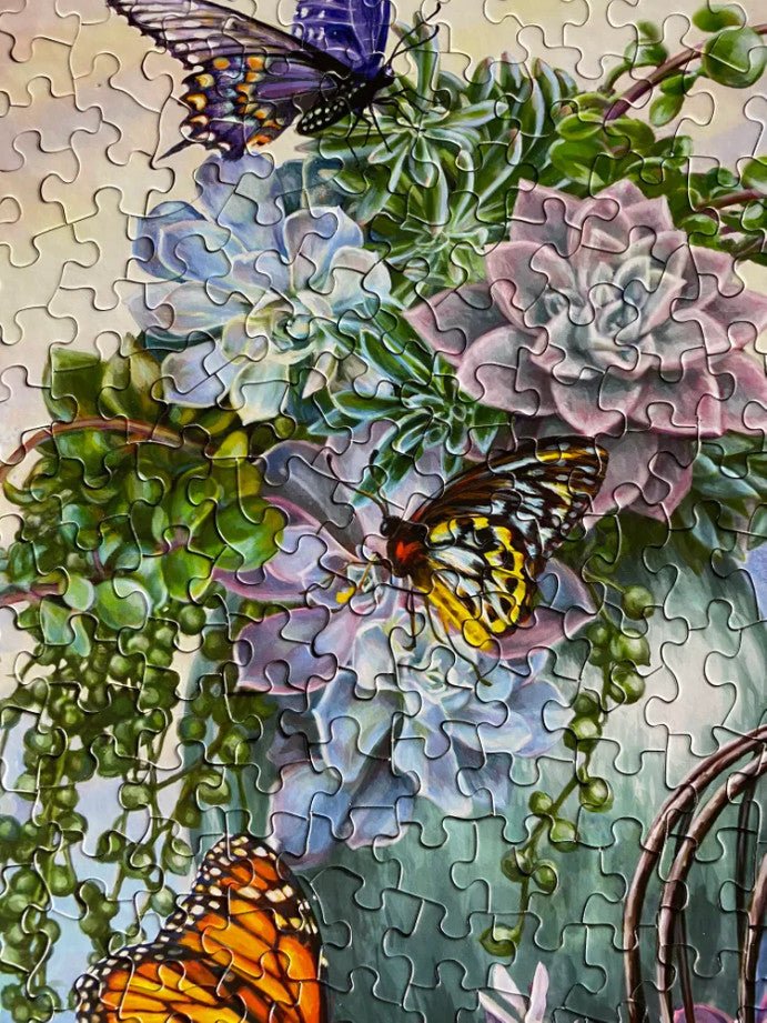 Butterfly Bliss 500 Piece Jigsaw Puzzle by Springbok Puzzles - Springbok Puzzles - Jigsaw Puzzles - The Puzzle Center