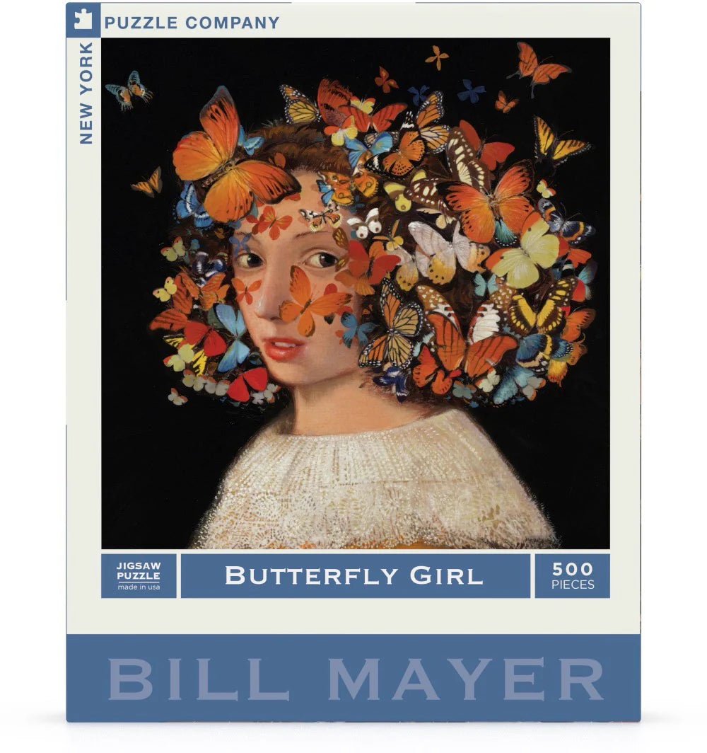 Butterfly Girl 500 Piece Jigsaw Puzzle | New York Puzzle Company - Jigsaw Puzzles - The Puzzle Center
