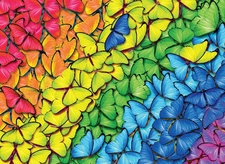 Butterfly Rainbow 1000 Piece Puzzle by EuroGraphics - Eurographics - Jigsaw Puzzles - The Puzzle Center -