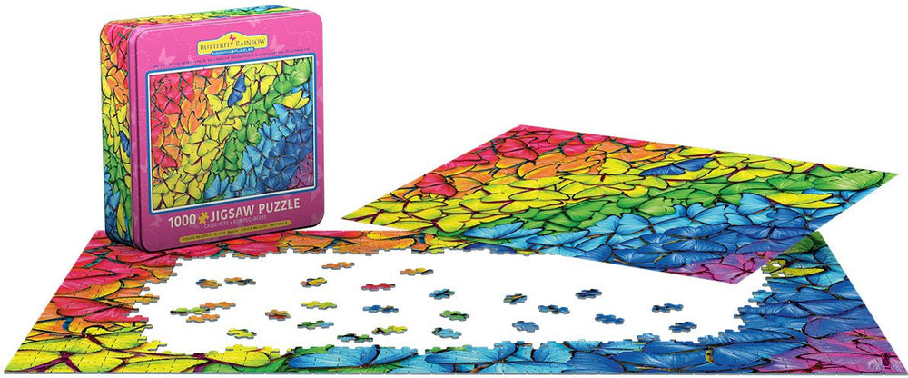 Butterfly Rainbow 1000 Piece Puzzle by EuroGraphics - Eurographics - Jigsaw Puzzles - The Puzzle Center -