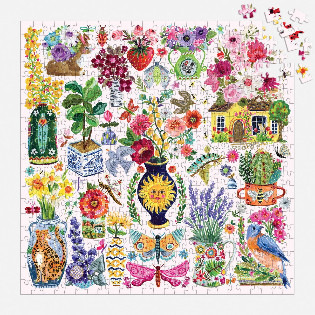 Buzzy Bouquets 500 Piece Jigsaw Puzzle | Galison