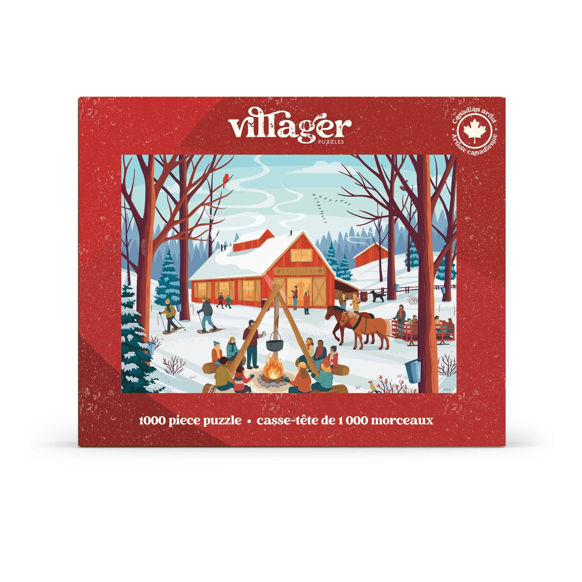 Cabane À Sucre 1000 Piece Jigsaw Puzzle | Villager - Jigsaw Puzzles - The Puzzle Center