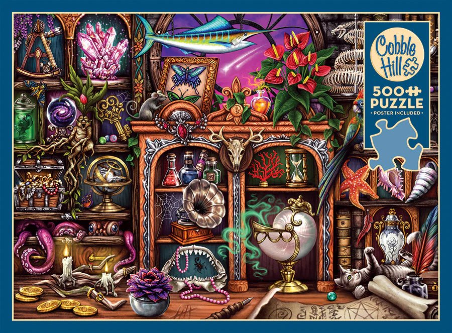 Cabinet of Curiosities 500 Piece Jigsaw Puzzle | Cobble Hill - Jigsaw Puzzles - The Puzzle Center