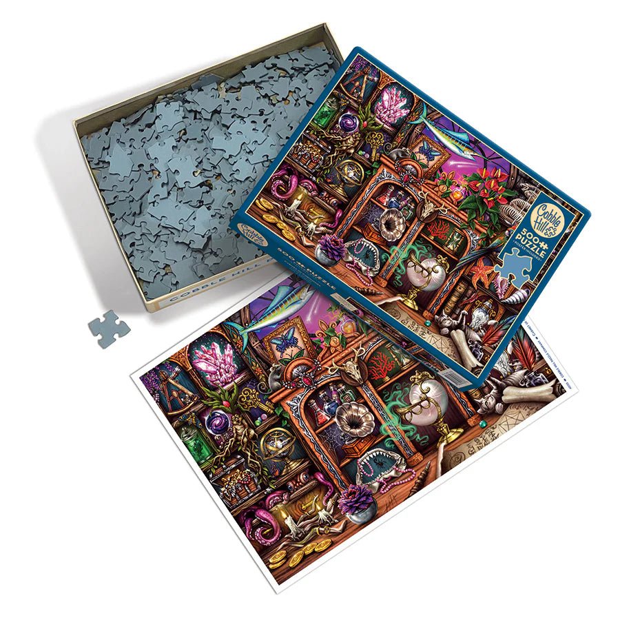 Cabinet of Curiosities 500 Piece Jigsaw Puzzle | Cobble Hill - Jigsaw Puzzles - The Puzzle Center