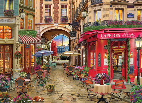 Cafe des Paris 500 Piece Puzzle by Cobble Hill Puzzles - Cobble Hill Puzzles - Jigsaw Puzzles - The Puzzle Center