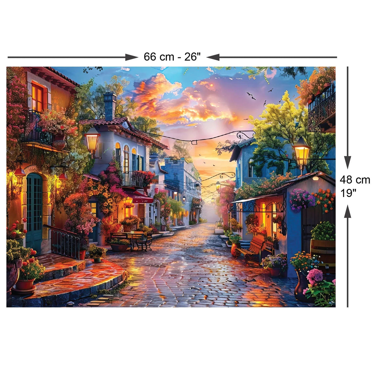 Calm Street 1000 Piece Jigsaw Puzzle | Anatolian - Jigsaw Puzzles - The Puzzle Center