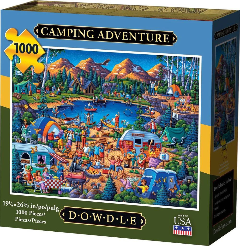 Camping Adventure 1000 Piece Jigsaw Puzzle by Dowdle Puzzles - Dowdle - Jigsaw Puzzles - The Puzzle Center