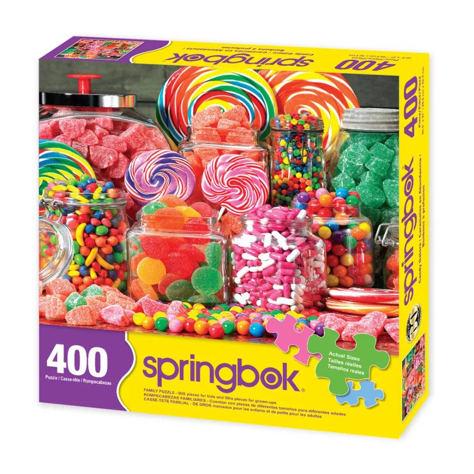 Candy Galore 400 Piece Jigsaw Puzzle by Springbok Puzzles - Springbok Puzzles - Jigsaw Puzzles - The Puzzle Center -