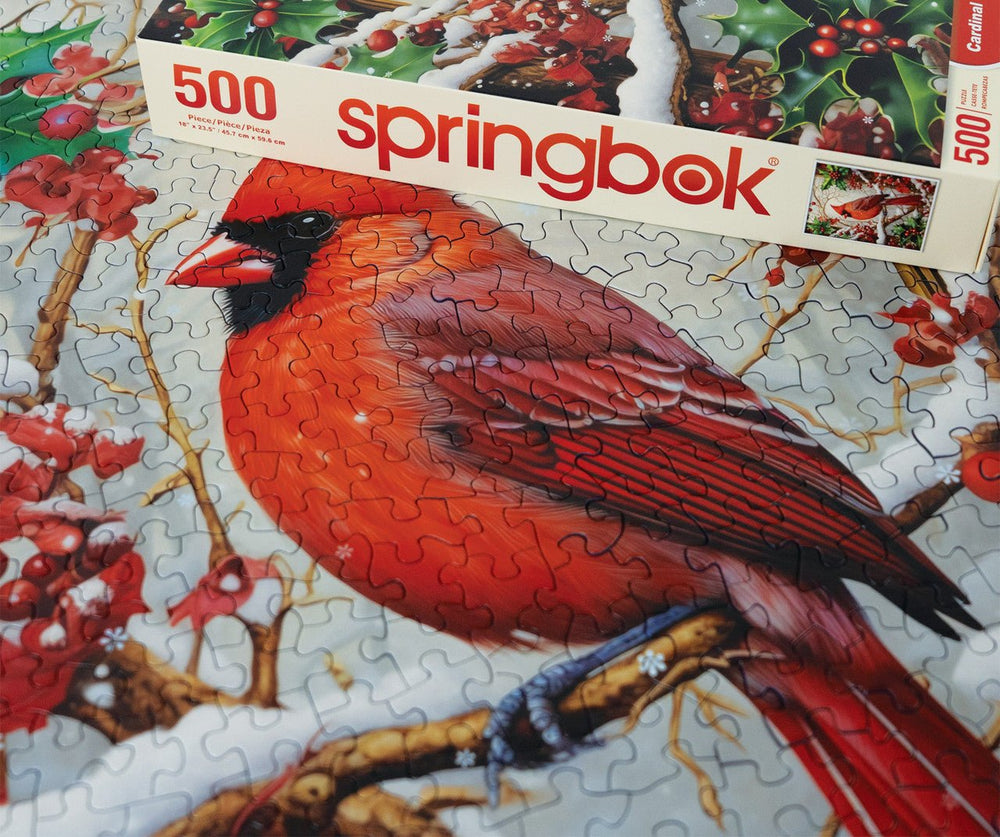 Cardinal Carols 500 Piece Jigsaw Puzzle | Springbok Puzzles - Springbok Puzzles - Jigsaw Puzzles - The Puzzle Center
