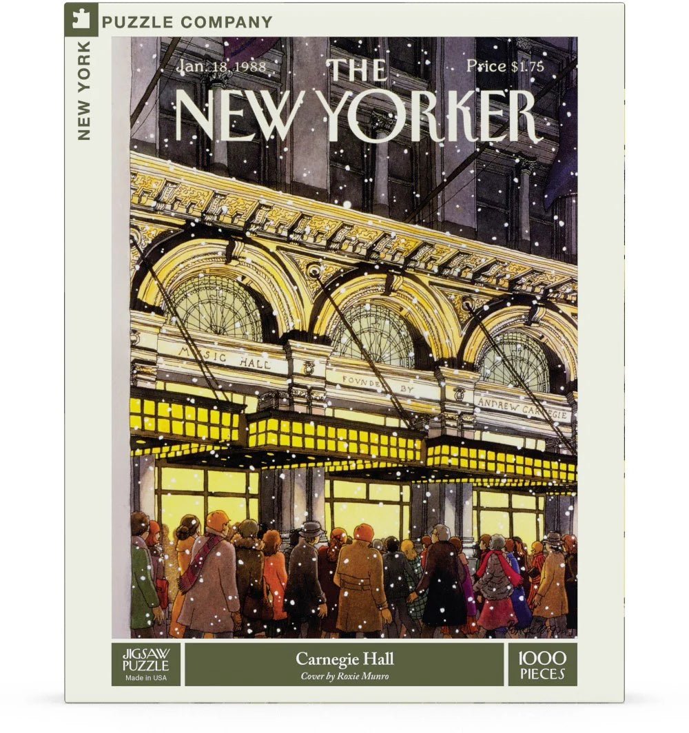 Carnegie Hall 1000 Piece Jigsaw Puzzle | New York Puzzle Company - Jigsaw Puzzles - The Puzzle Center