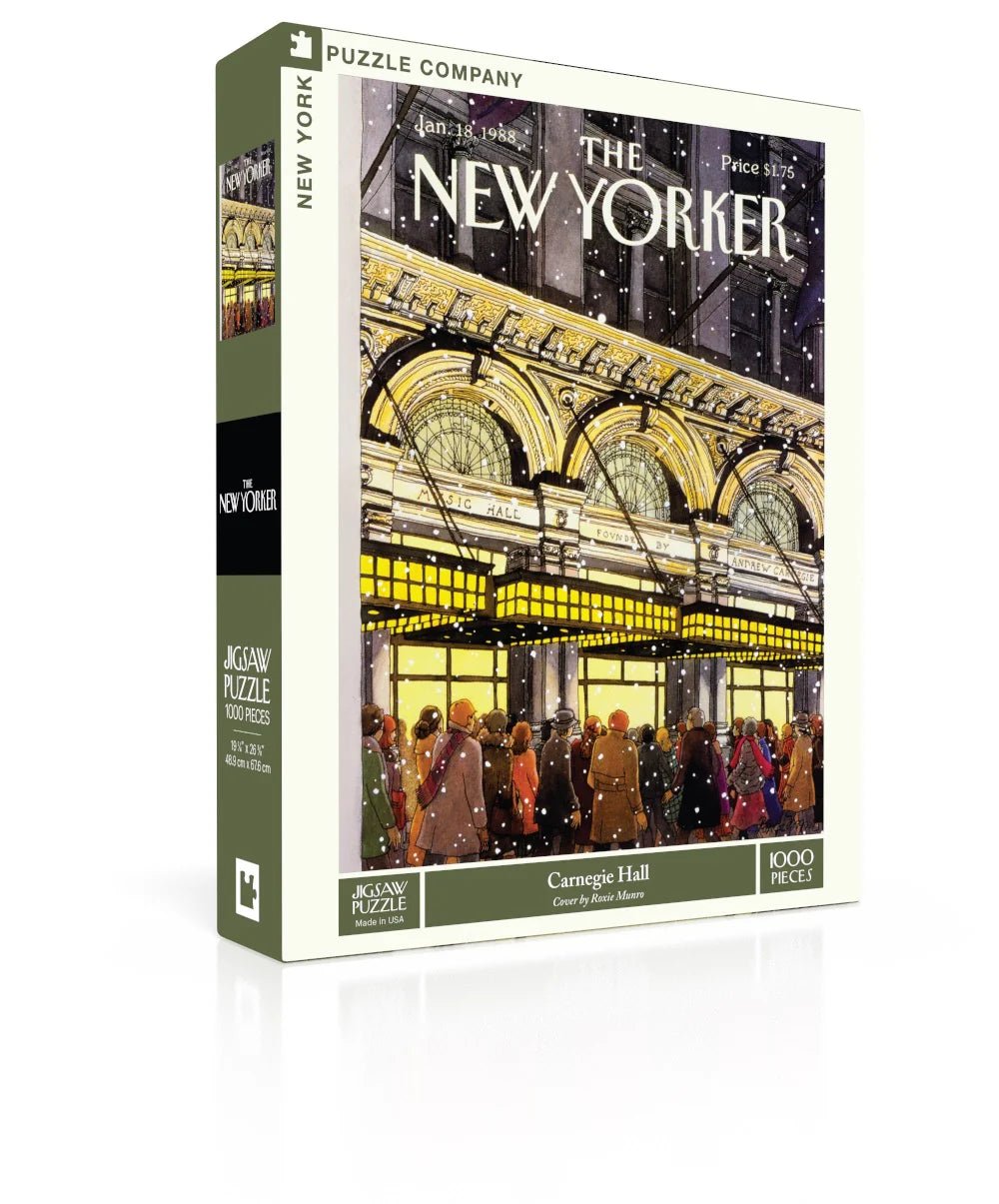 Carnegie Hall 1000 Piece Jigsaw Puzzle | New York Puzzle Company - Jigsaw Puzzles - The Puzzle Center