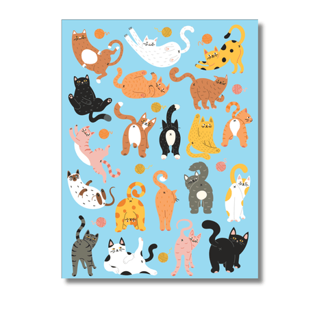 Cat Butts Puzzle - Funny 500 Piece Jigsaw Puzzle by FUN CLUB - FUN CLUB - Jigsaw Puzzles - The Puzzle Center -