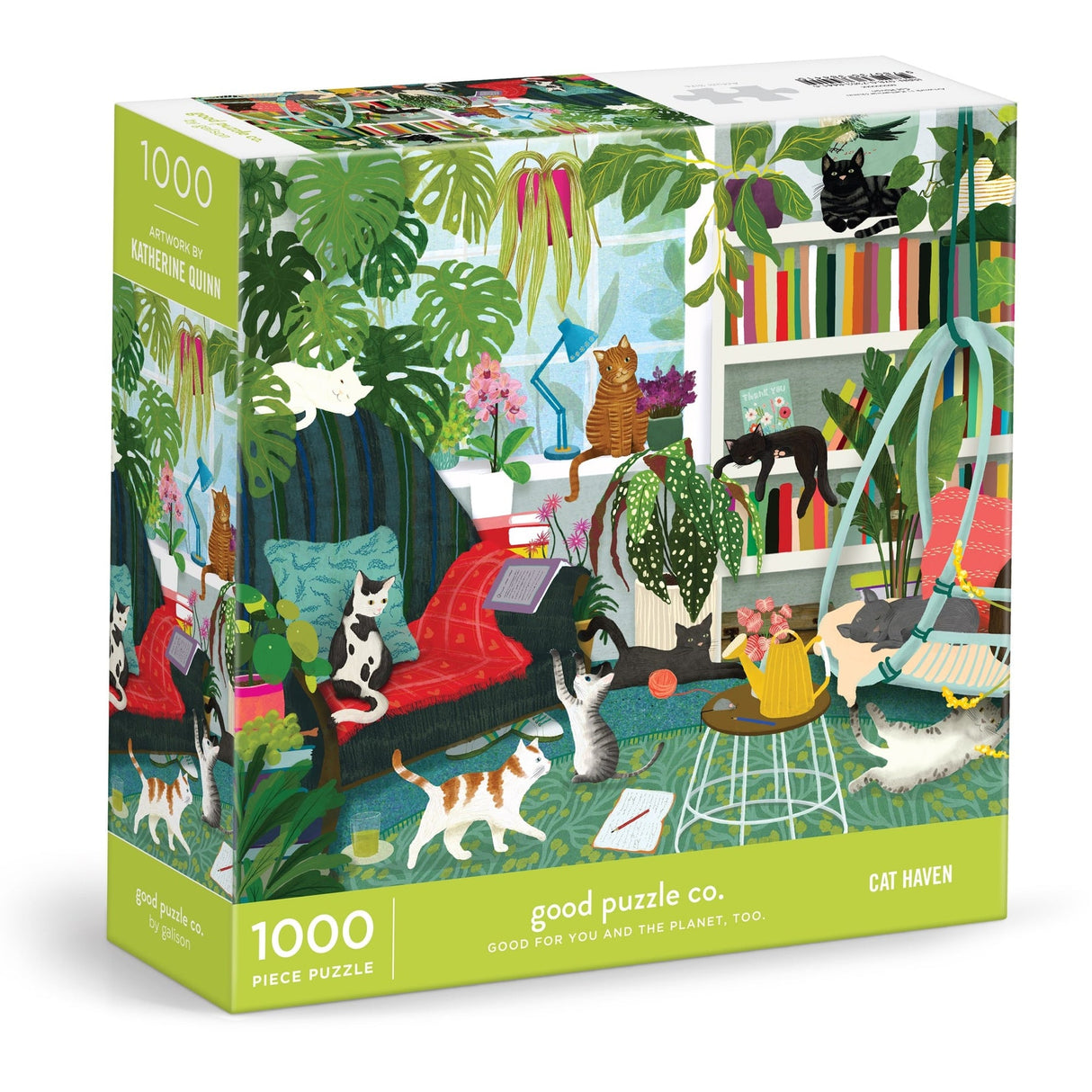 Cat Haven 1000 Piece Jigsaw Puzzle | Galison