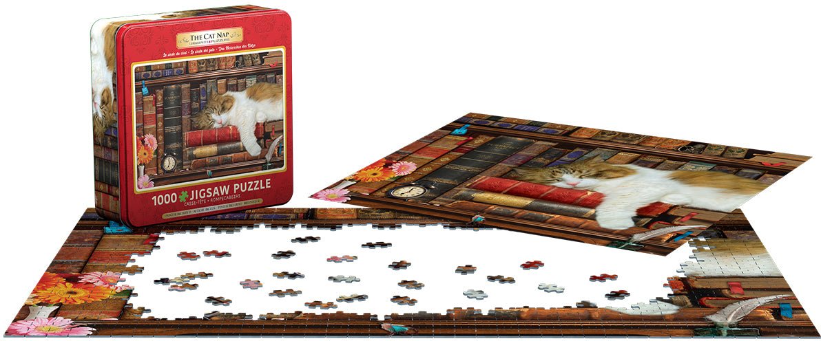 Cat Nap 1000 Piece Puzzle by EuroGraphics - Eurographics - Jigsaw Puzzles - The Puzzle Center -