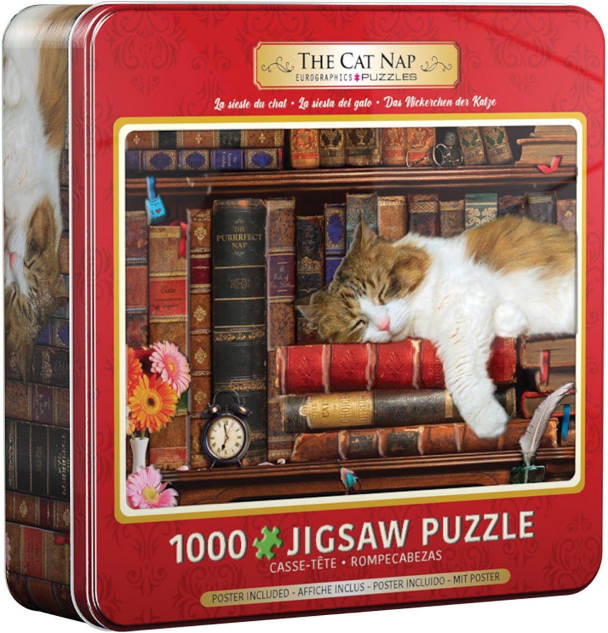 Cat Nap 1000 Piece Puzzle by EuroGraphics - Eurographics - Jigsaw Puzzles - The Puzzle Center -