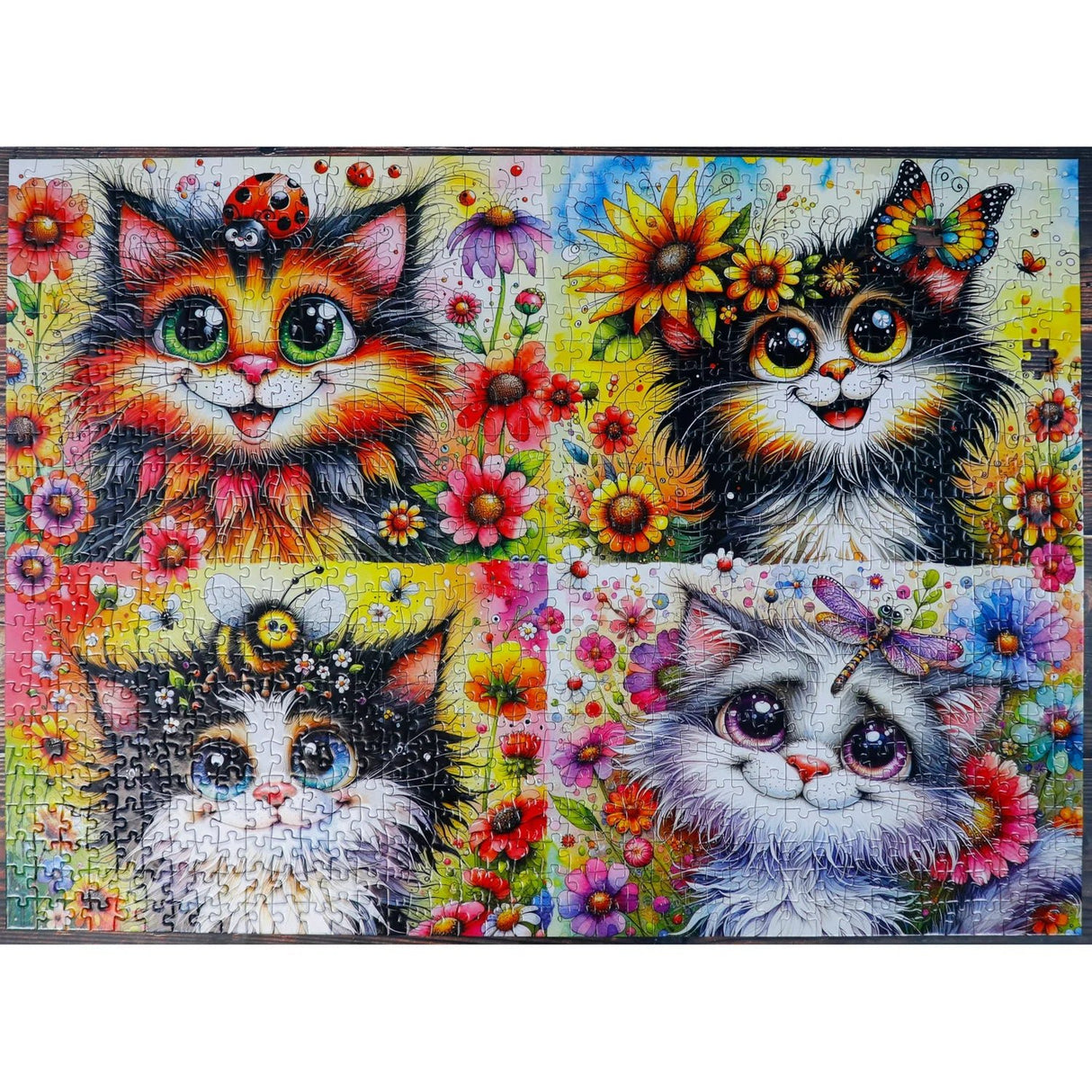 Cat - Titude Squad 1000 Piece Jigsaw Puzzle by JaCaRou Puzzles - Jigsaw Puzzles - The Puzzle Center