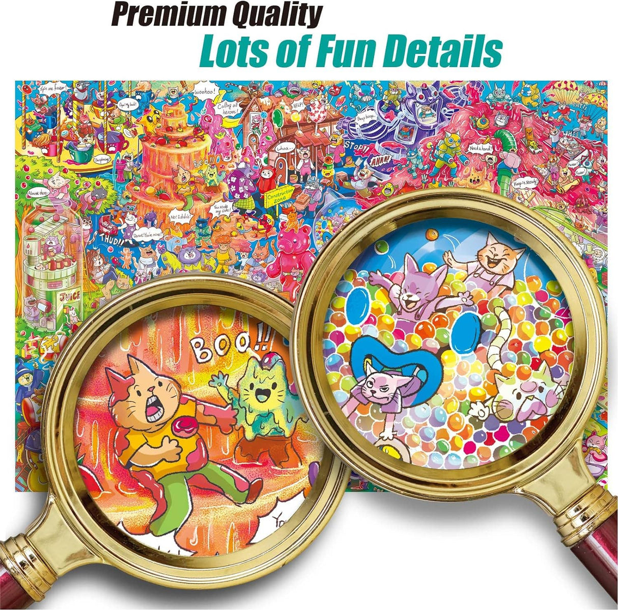 Catndyland 1000 Piece Jigsaw Puzzle | Antelope Puzzle - Jigsaw Puzzles - The Puzzle Center