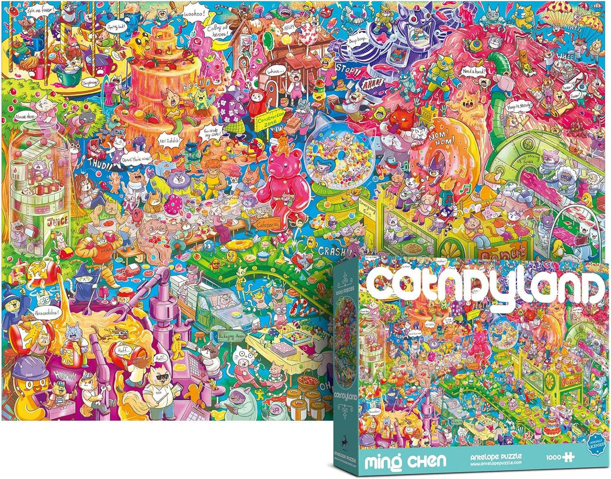 Catndyland 1000 Piece Jigsaw Puzzle | Antelope Puzzle - Jigsaw Puzzles - The Puzzle Center