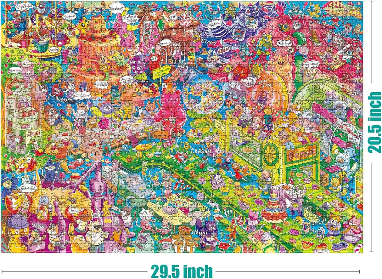 Catndyland 1000 Piece Jigsaw Puzzle | Antelope Puzzle - Jigsaw Puzzles - The Puzzle Center