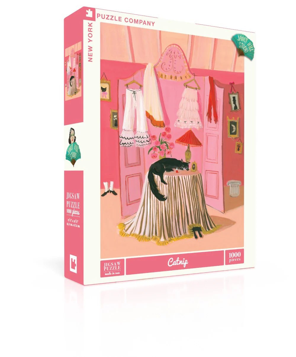 Catnip 1000 Piece Jigsaw Puzzle | New York Puzzle Company - Jigsaw Puzzles - The Puzzle Center