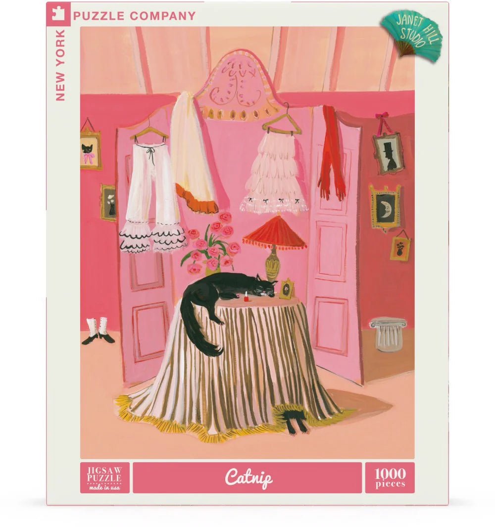 Catnip 1000 Piece Jigsaw Puzzle | New York Puzzle Company - Jigsaw Puzzles - The Puzzle Center