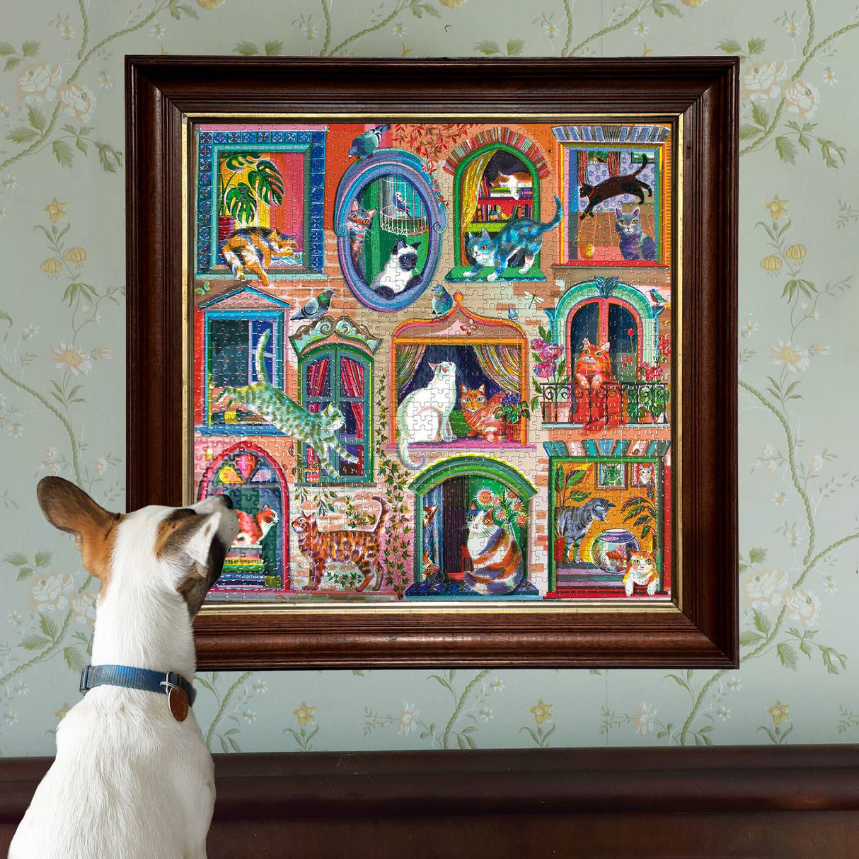 Cats in Windows 1000 Piece Puzzle by eeBoo - eeBoo - Jigsaw Puzzles - The Puzzle Center -