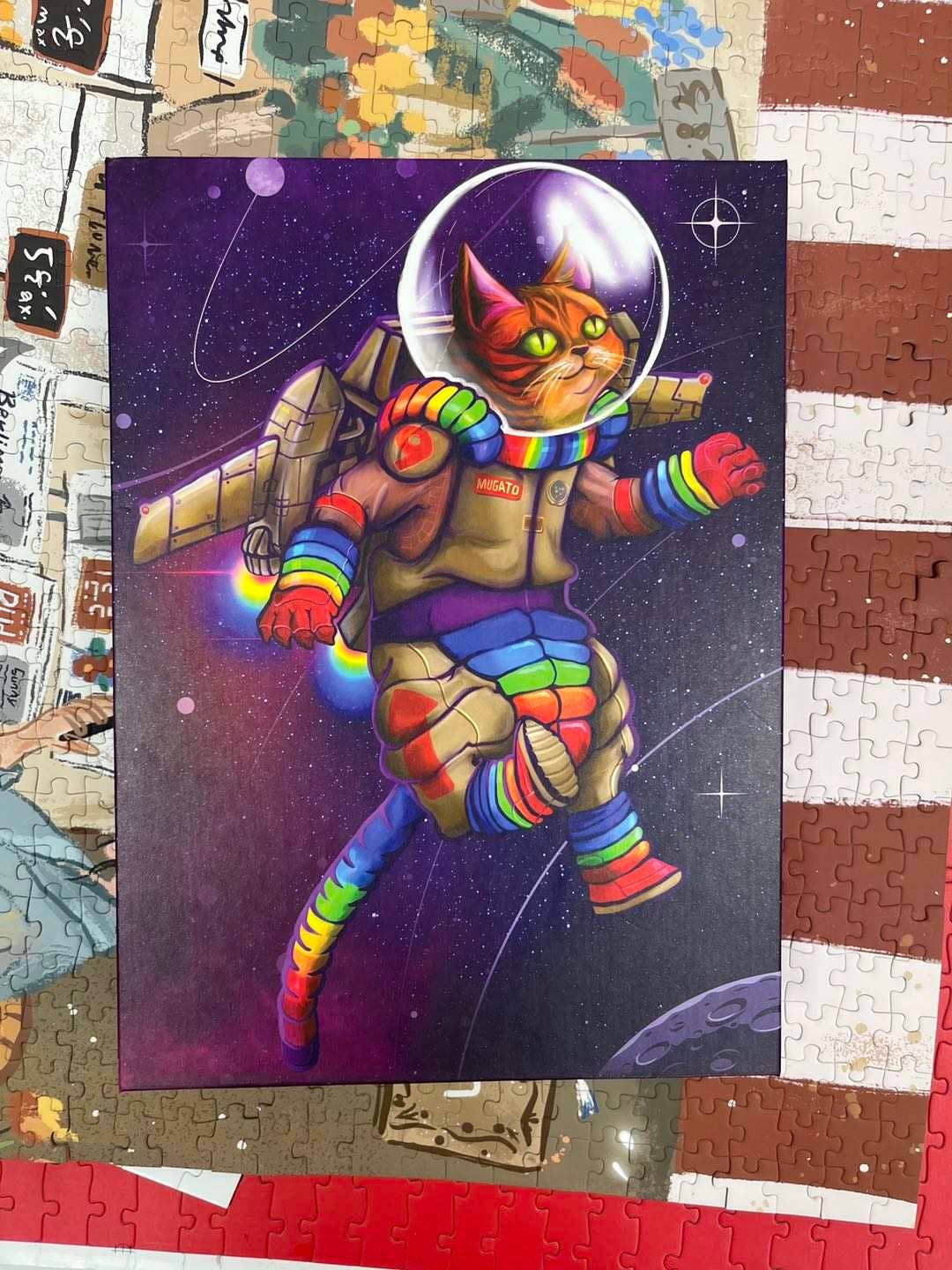 Catstornaut 500 Piece Jigsaw Puzzle | Unified Pieces - Jigsaw Puzzles - The Puzzle Center