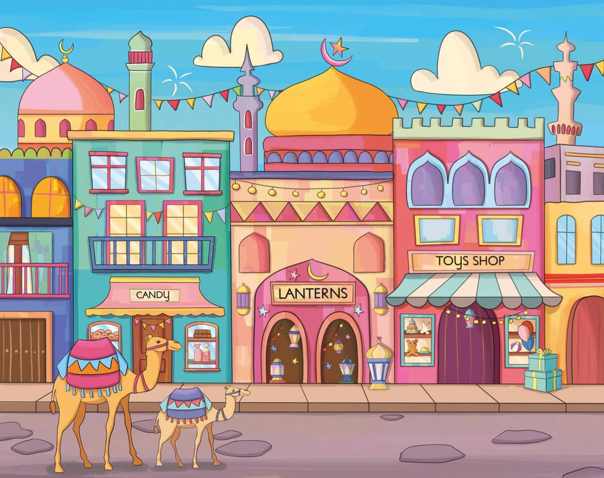 Celebration Street 100 Piece Jigsaw Puzzle | Laila Luxury Puzzles - Jigsaw Puzzles - The Puzzle Center