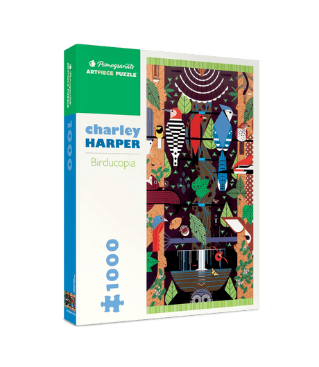 Charley Harper: Birducopia 1000 - piece Jigsaw Puzzle by Pomegranate - Pomegranate - Jigsaw Puzzles - The Puzzle Center -
