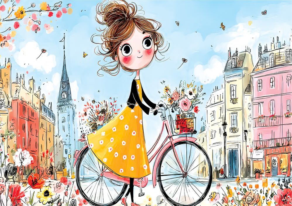 Cheerful Girl 1000 Piece Jigsaw Puzzle | Yazz - Jigsaw Puzzles - The Puzzle Center