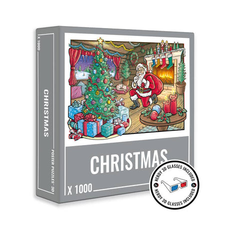 Christmas 3D 1000 Piece Jigsaw Puzzle by Cloudberries - Cloudberries Jigsaw Puzzles - Jigsaw Puzzles - The Puzzle Center -