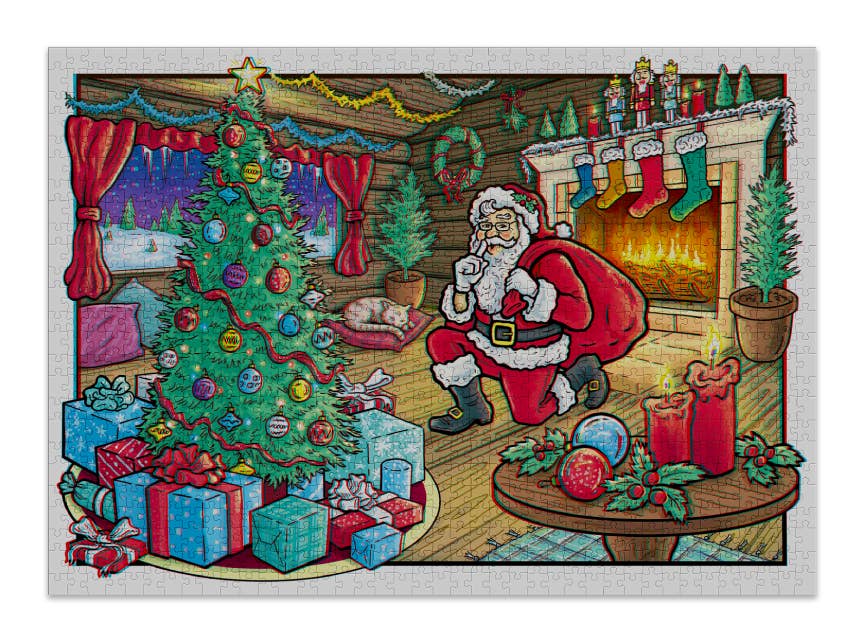 Christmas 3D 1000 Piece Jigsaw Puzzle by Cloudberries - Cloudberries Jigsaw Puzzles - Jigsaw Puzzles - The Puzzle Center -