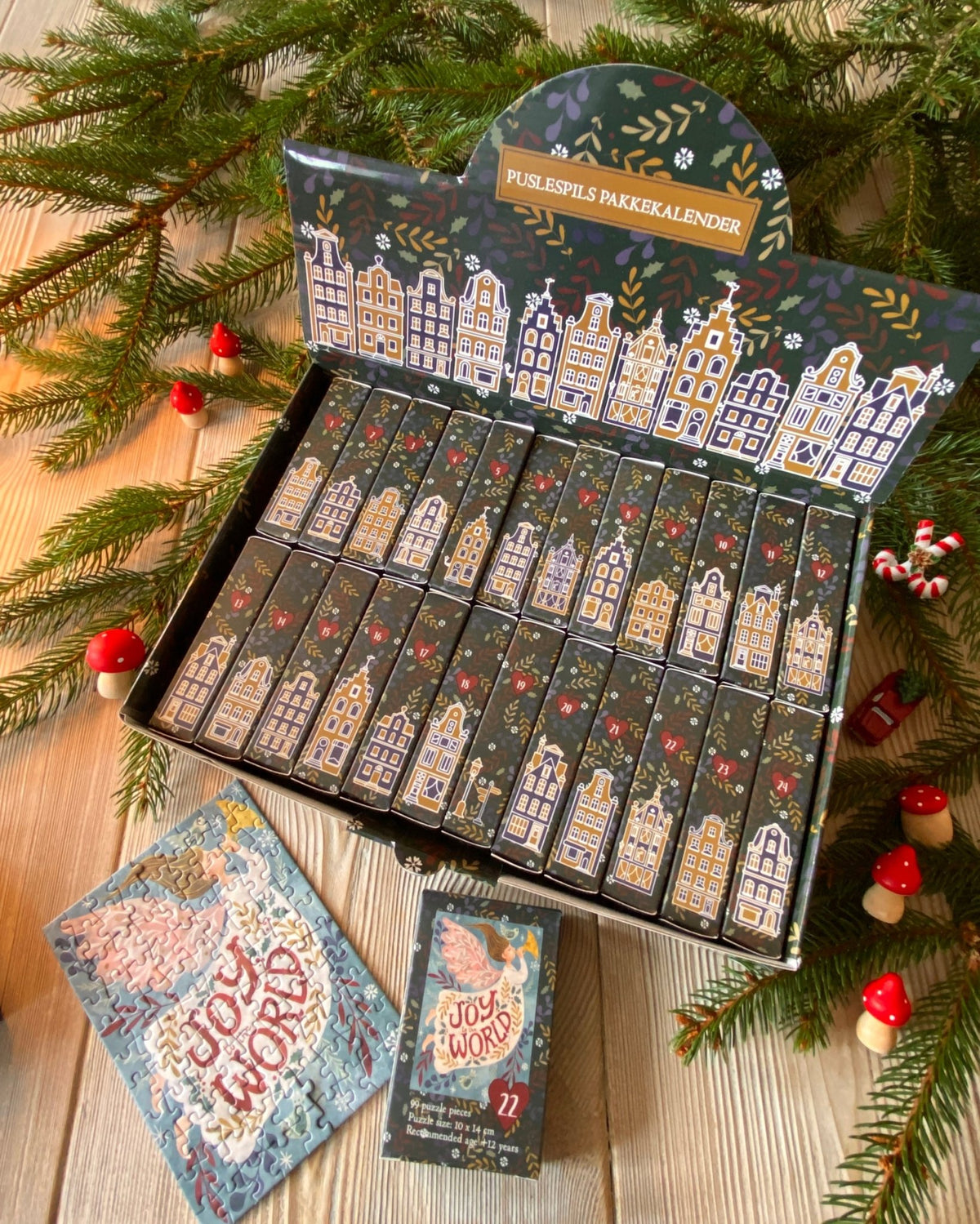 Christmas Advent Calendar - 24 minipuzzles - Christmas Vibes Piece Jigsaw Puzzle | Penny Puzzle - Jigsaw Puzzles - The Puzzle Center