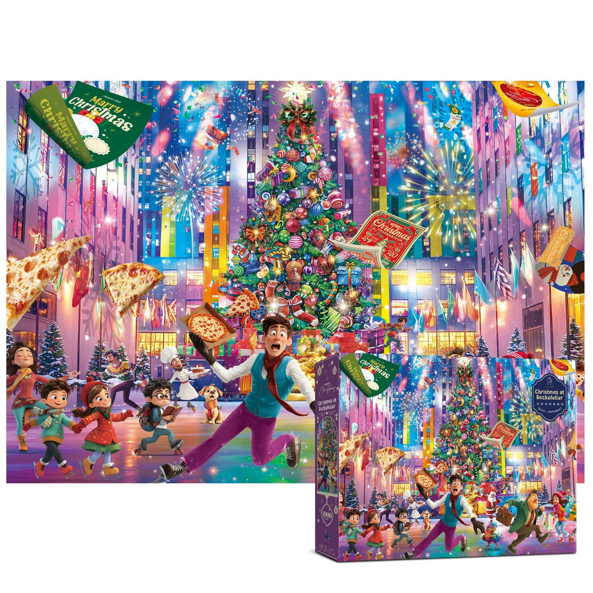 Christmas at Rockefeller 1000 Piece Jigsaw Puzzle | Antelope Puzzle - Jigsaw Puzzles - The Puzzle Center