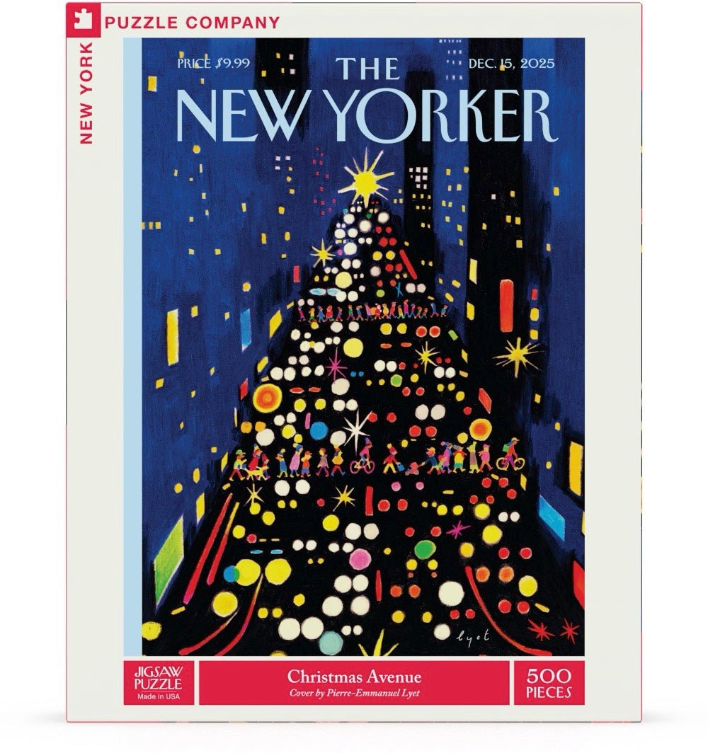 Christmas Avenue 500 Piece Jigsaw Puzzle | New York Puzzle Company - Jigsaw Puzzles - The Puzzle Center