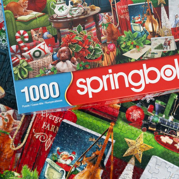 Christmas Boutique 1000 Piece Jigsaw Puzzle by Springbok Puzzles - Springbok Puzzles - Jigsaw Puzzles - The Puzzle Center -