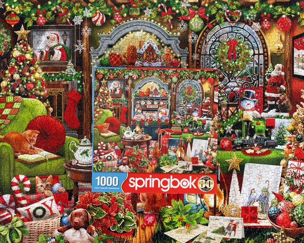 Christmas Boutique 1000 Piece Jigsaw Puzzle by Springbok Puzzles - Springbok Puzzles - Jigsaw Puzzles - The Puzzle Center -