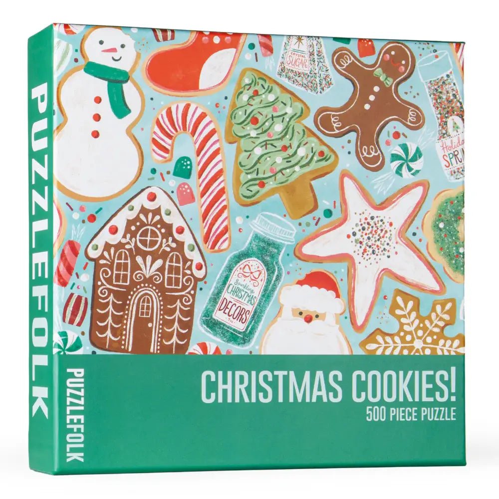 Christmas Cookies 500 Piece Jigsaw Puzzle | Puzzlefolk - Jigsaw Puzzles - The Puzzle Center