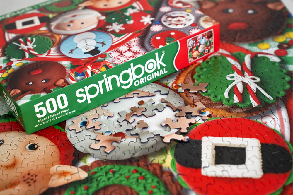 Christmas Cupcakes 500 Piece Jigsaw Puzzle | Springbok Puzzles - Springbok Puzzles - Jigsaw Puzzles - The Puzzle Center