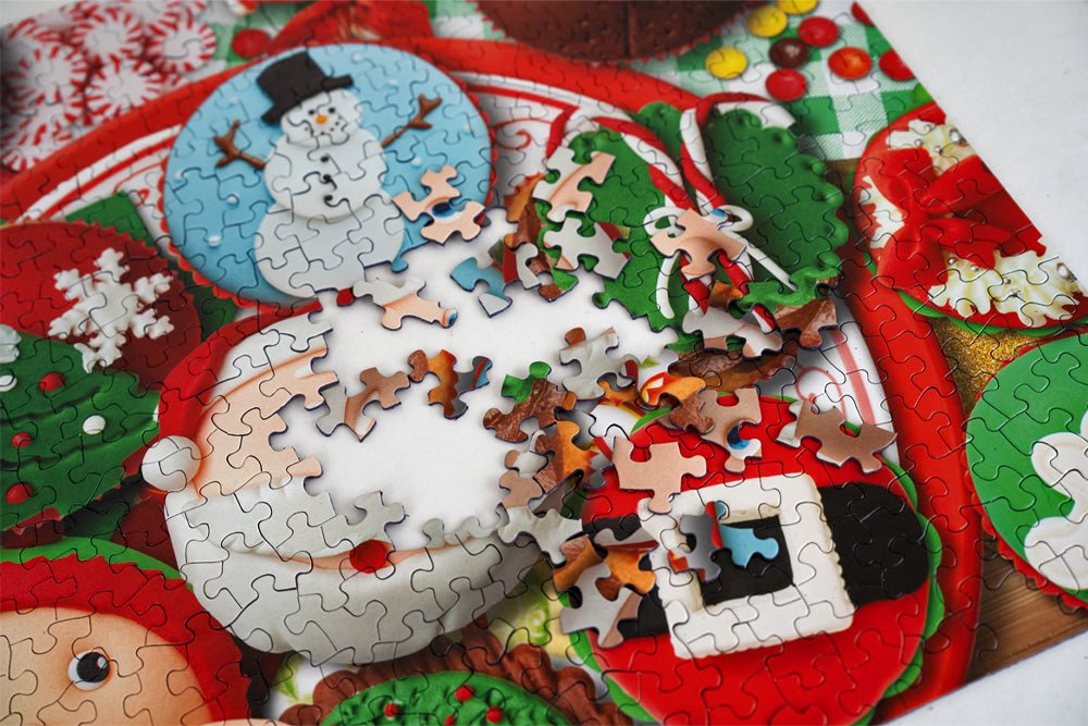 Christmas Cupcakes 500 Piece Jigsaw Puzzle | Springbok Puzzles - Springbok Puzzles - Jigsaw Puzzles - The Puzzle Center