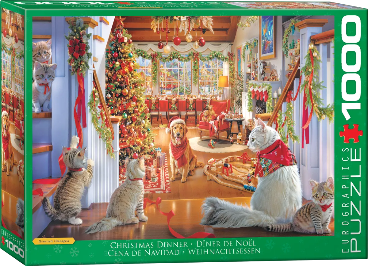 Christmas Dinner 1000 Piece Jigsaw Puzzle | Eurographics - Jigsaw Puzzles - The Puzzle Center