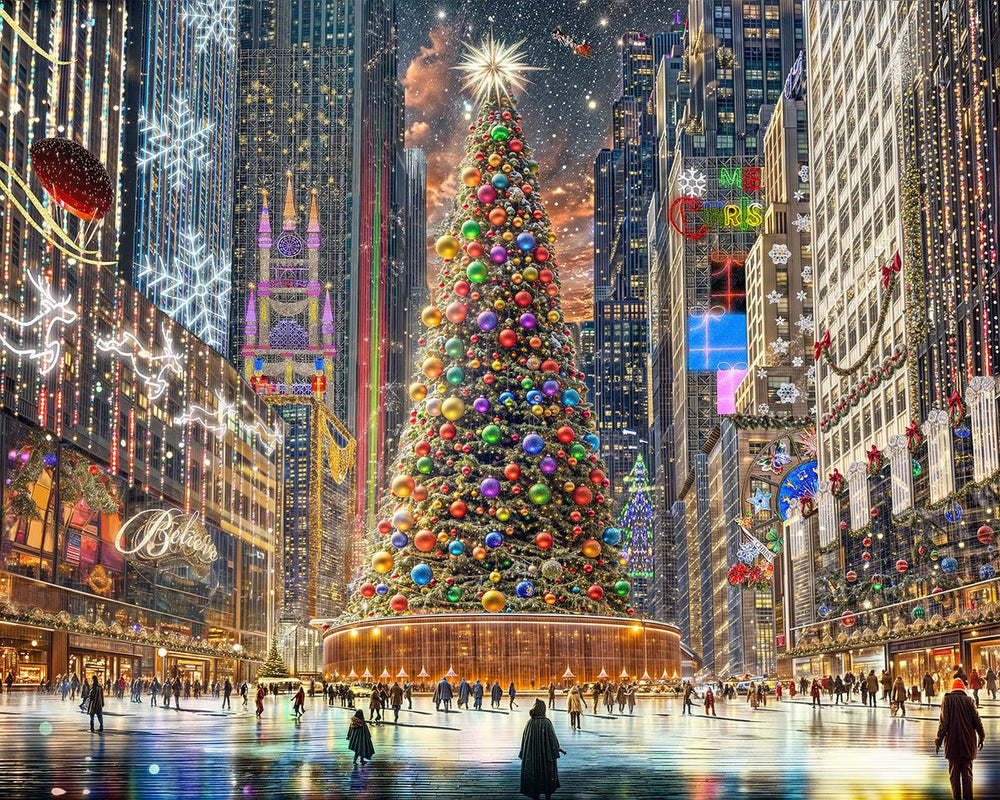 Christmas in the City 1000 Piece Jigsaw Puzzle | Springbok Puzzles - Springbok Puzzles - Jigsaw Puzzles - The Puzzle Center