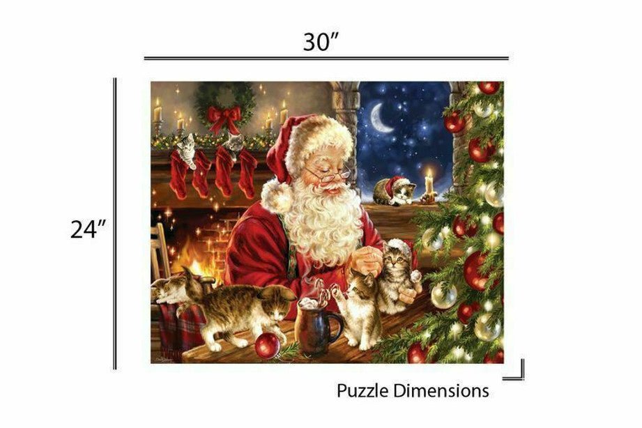Christmas Kittens 1000 Piece Jigsaw Puzzle by Springbok Puzzles - A fun Cat Puzzles - Springbok Puzzles - Jigsaw Puzzles - The Puzzle Center -