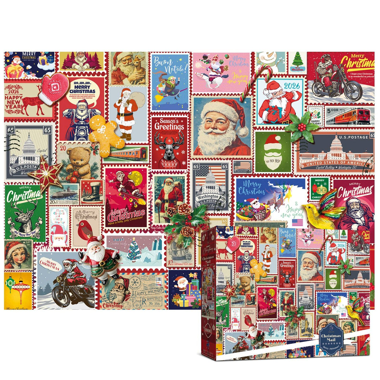 Christmas Mail 1000 Piece Jigsaw Puzzle | Antelope Puzzle - Jigsaw Puzzles - The Puzzle Center