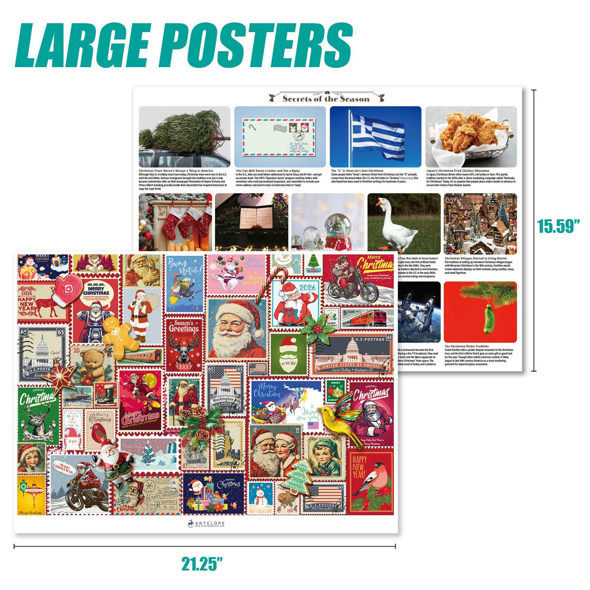 Christmas Mail 1000 Piece Jigsaw Puzzle | Antelope Puzzle - Jigsaw Puzzles - The Puzzle Center