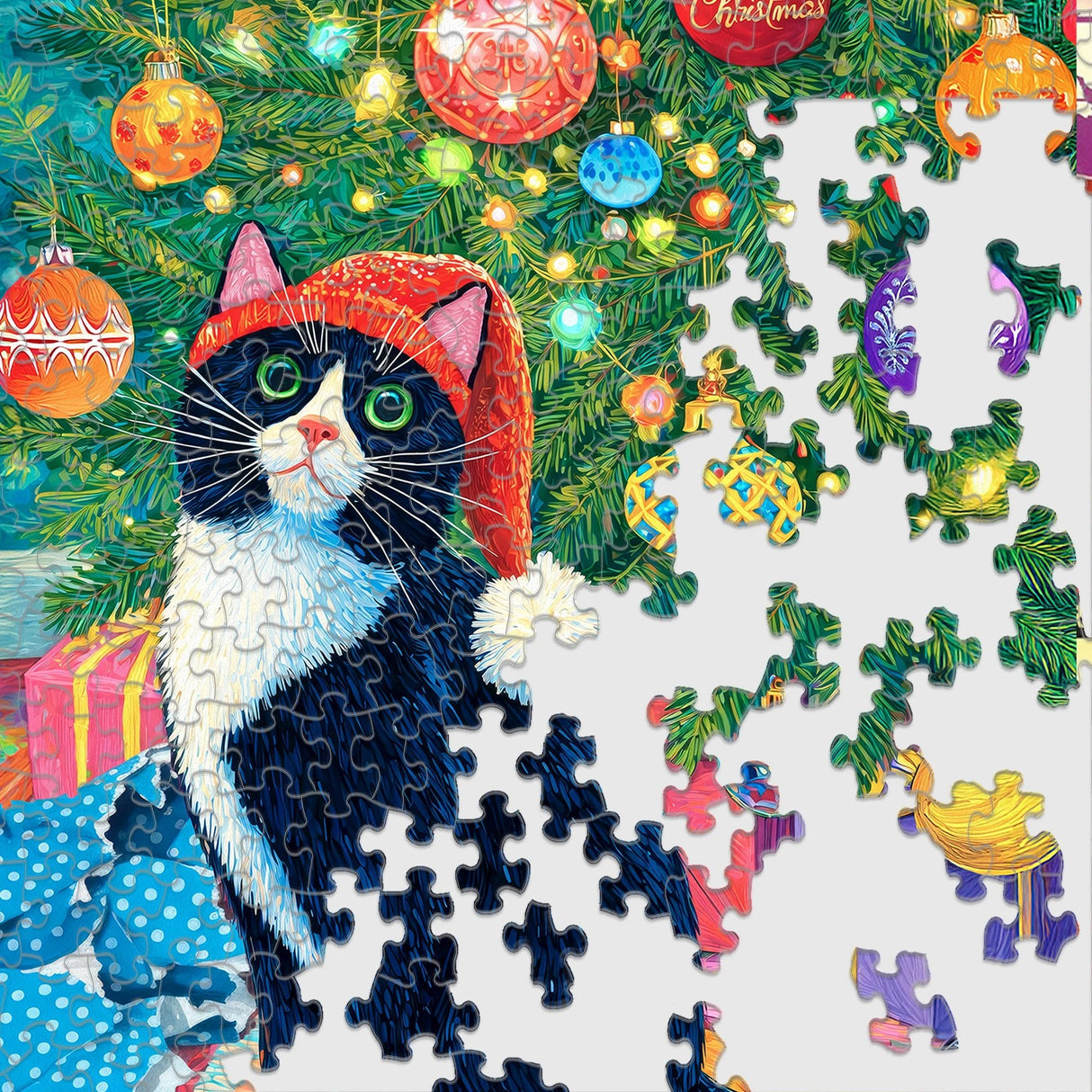Christmas Morning Mayhem 500 Piece Jigsaw Puzzle | Springbok Puzzles - Jigsaw Puzzles - The Puzzle Center