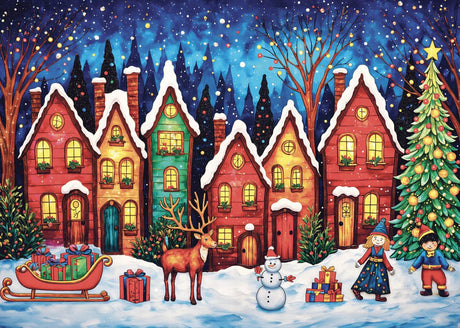 Christmas Night 1000 Piece Jigsaw Puzzle | JaCaRou Puzzles - Jigsaw Puzzles - The Puzzle Center