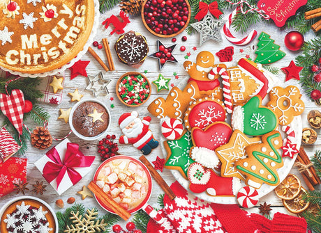 Christmas Table 1000 - Piece Jigsaw Puzzle in Collectible Tin by Eurographics - Eurographics - Jigsaw Puzzles - The Puzzle Center -