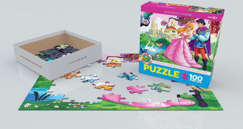 Cinderella 100 Piece Puzzle for Kids by Eurographics - Classic Fairy Tales Collection - Eurographics - Jigsaw Puzzles - The Puzzle Center -